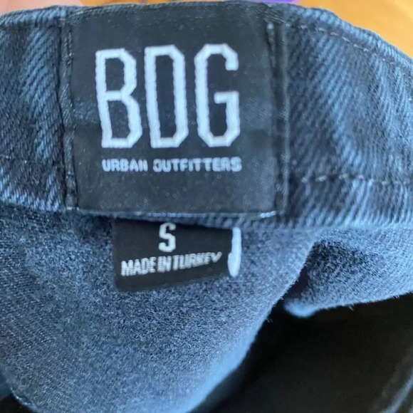 BDG Black Denim Wrap Skirt - Picture 6 of 8